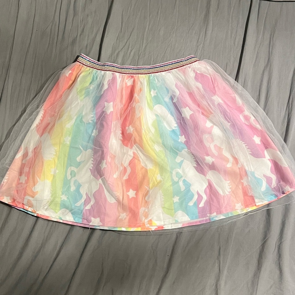 Colorful Unicorn Print Kid’s Skirt